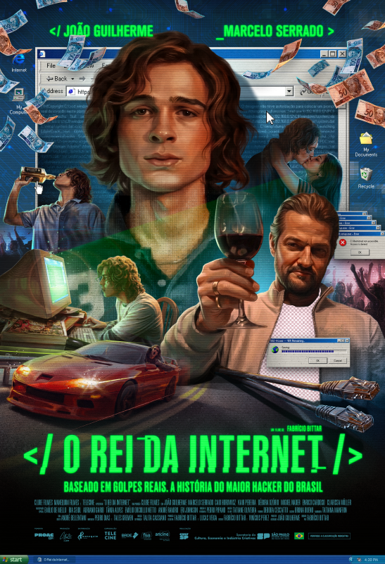 Cartaz do filme O Rei da Internet